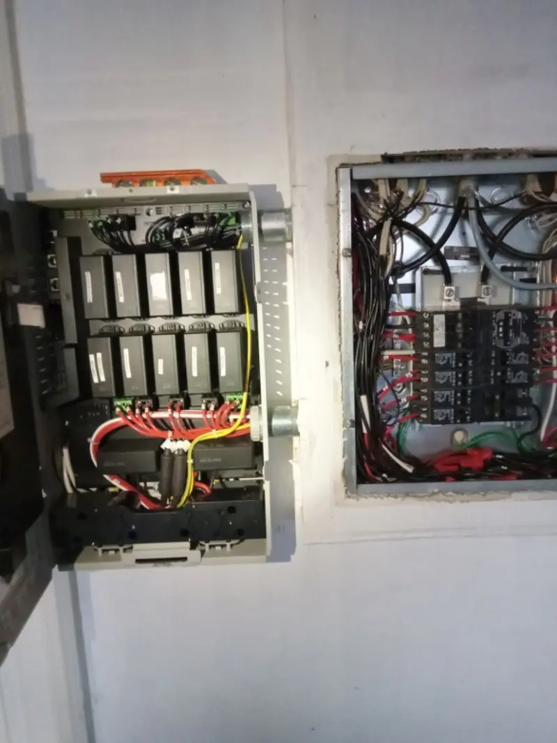 Electrical panel upgrade completed for Security Camera Wiring in Sanibel